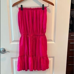 Juniper Blu Hot Pink Strapless Dress NWT Size S